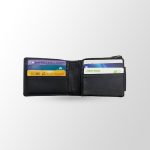 Unique Short Leather Wallet with zipper pocket
