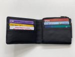 Unique Short Leather Wallet with zipper pocket product code-232305 - Image 3