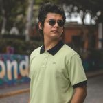 Mizala Trendy PK Fabric Polo T- Shirt for Men - Lemon