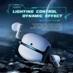 Langsdom Theta Bluetooth 5.3 Wireless Earbuds, ENC Talking Noise Canceling, Dual Mode for Gaming and Music, USB-C Charging, Compatible with iOS,Android,Tablets for Relaxing,Sports,Fitness (White) - Image 6