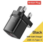 Essager 20W GaN USB C Charger For iPhone 8 to16 QC3.0 USB Type C PD Fast Charging - Image 2