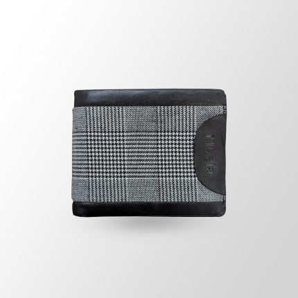 Combine Design Leather Short Wallet for Mens