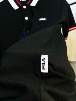 Fila PK Fabric Polo T- Shirt for Men - Black - Image 2