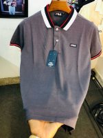 Fila PK Fabric Polo T- Shirt for Men - Charcoal - Image 2
